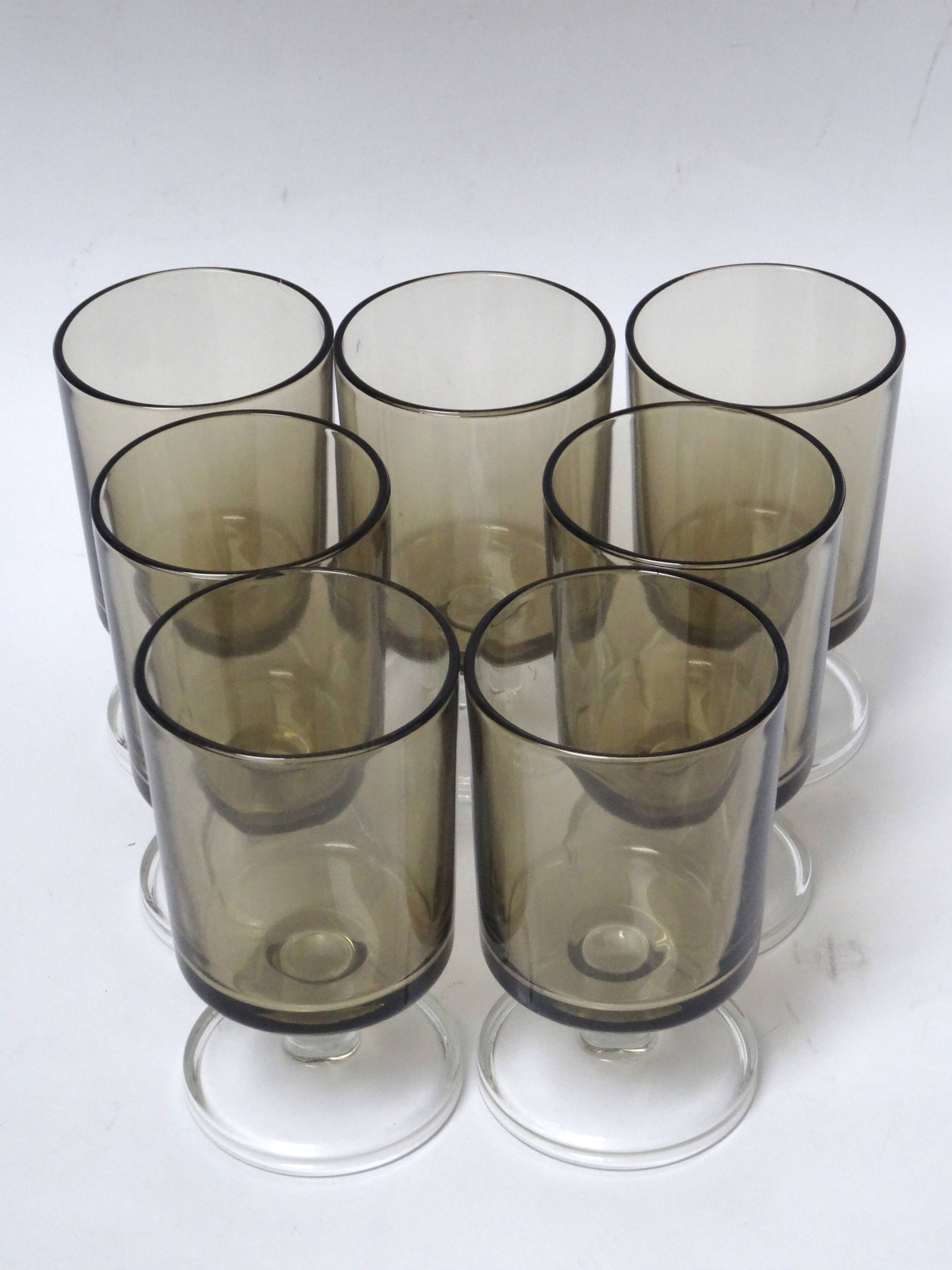 7 white wine glasses Luminarc Sweden
