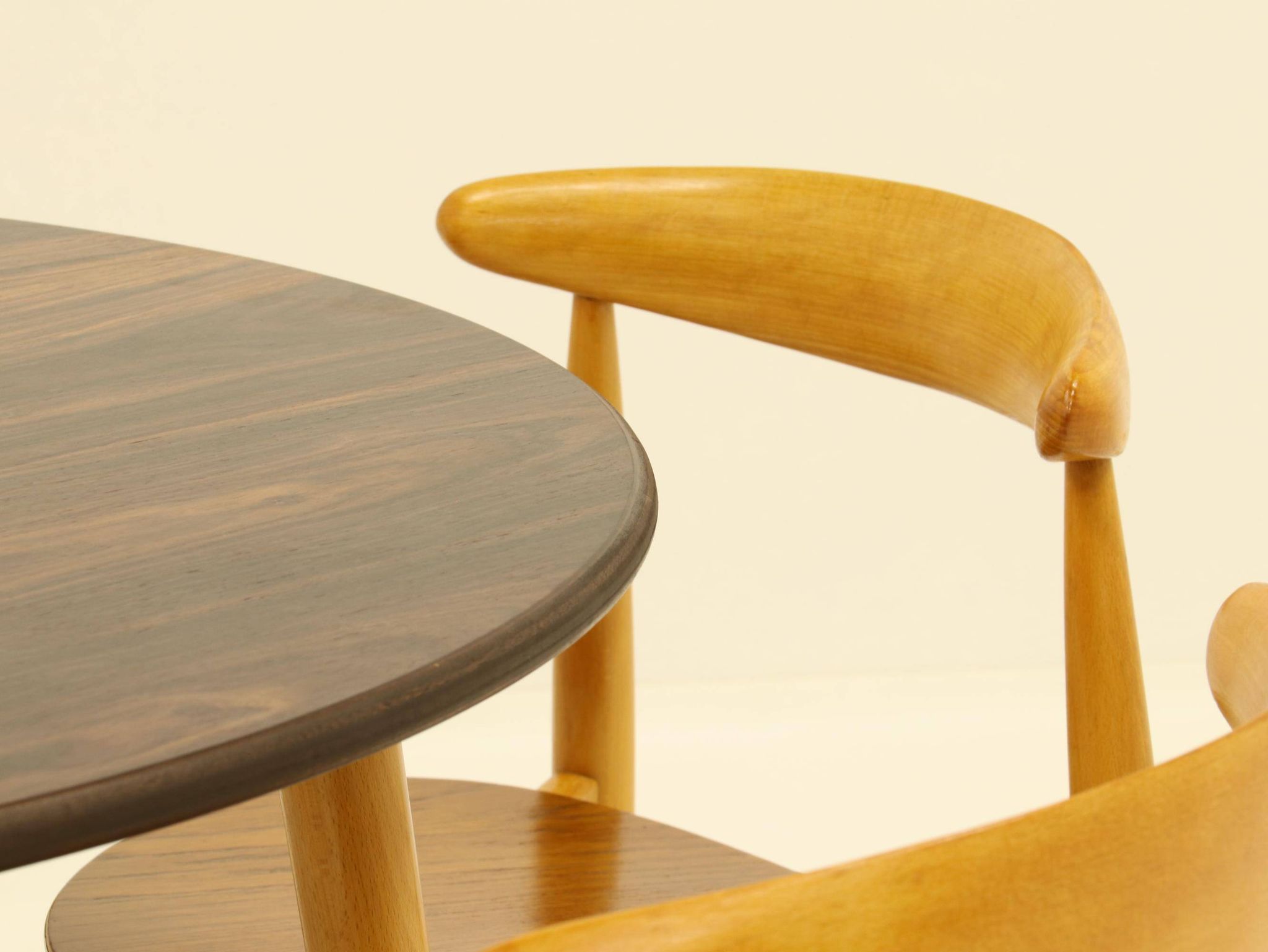 Service de table Heart, conçu par Hans Wegner pour Fitz Hansen, Danemark, années 1960