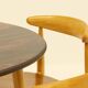 Heart dining set, designed by Hans Wegner for Fitz Hansen,  Denmark 1960s