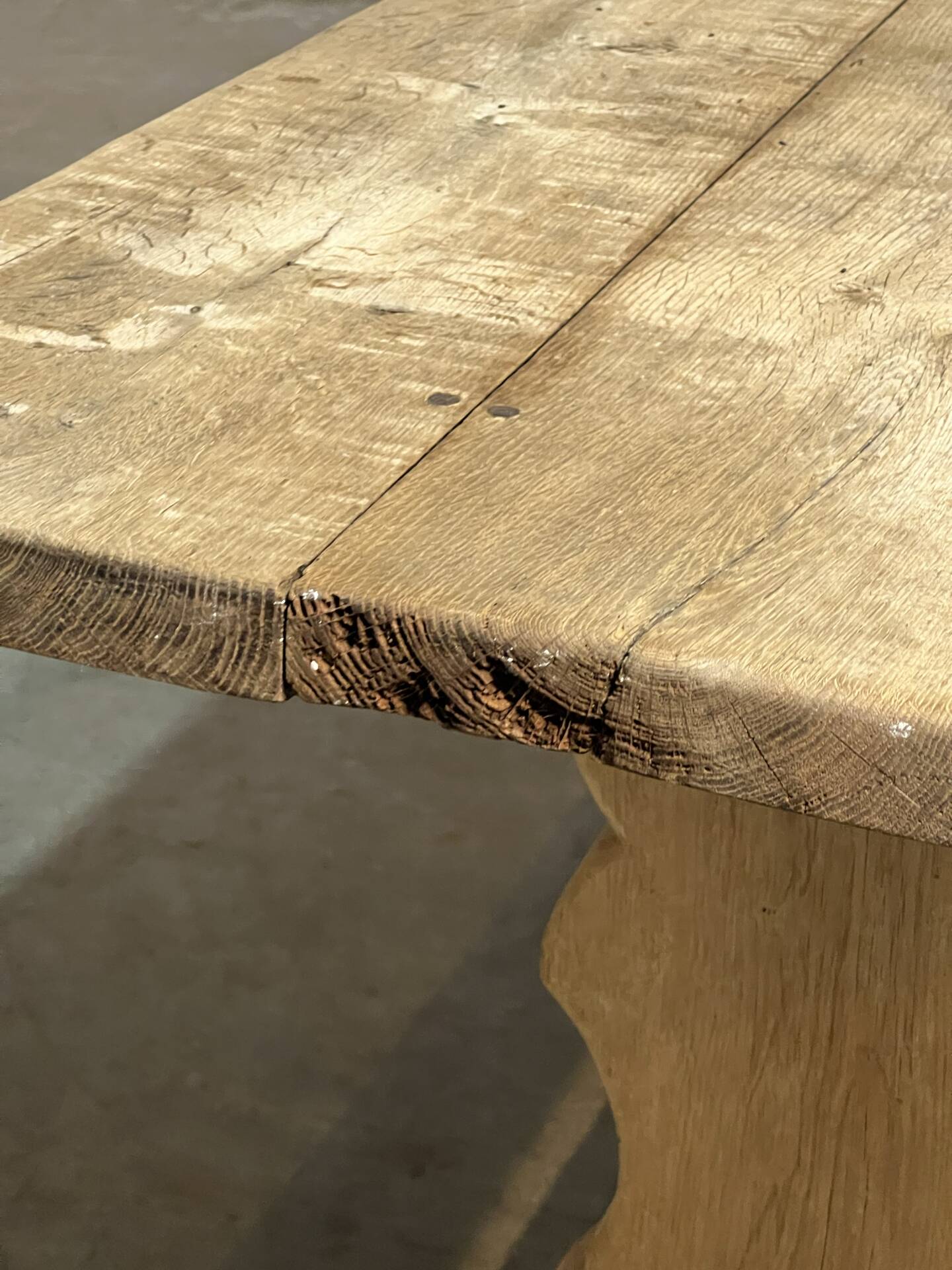 Rustic farmhouse table