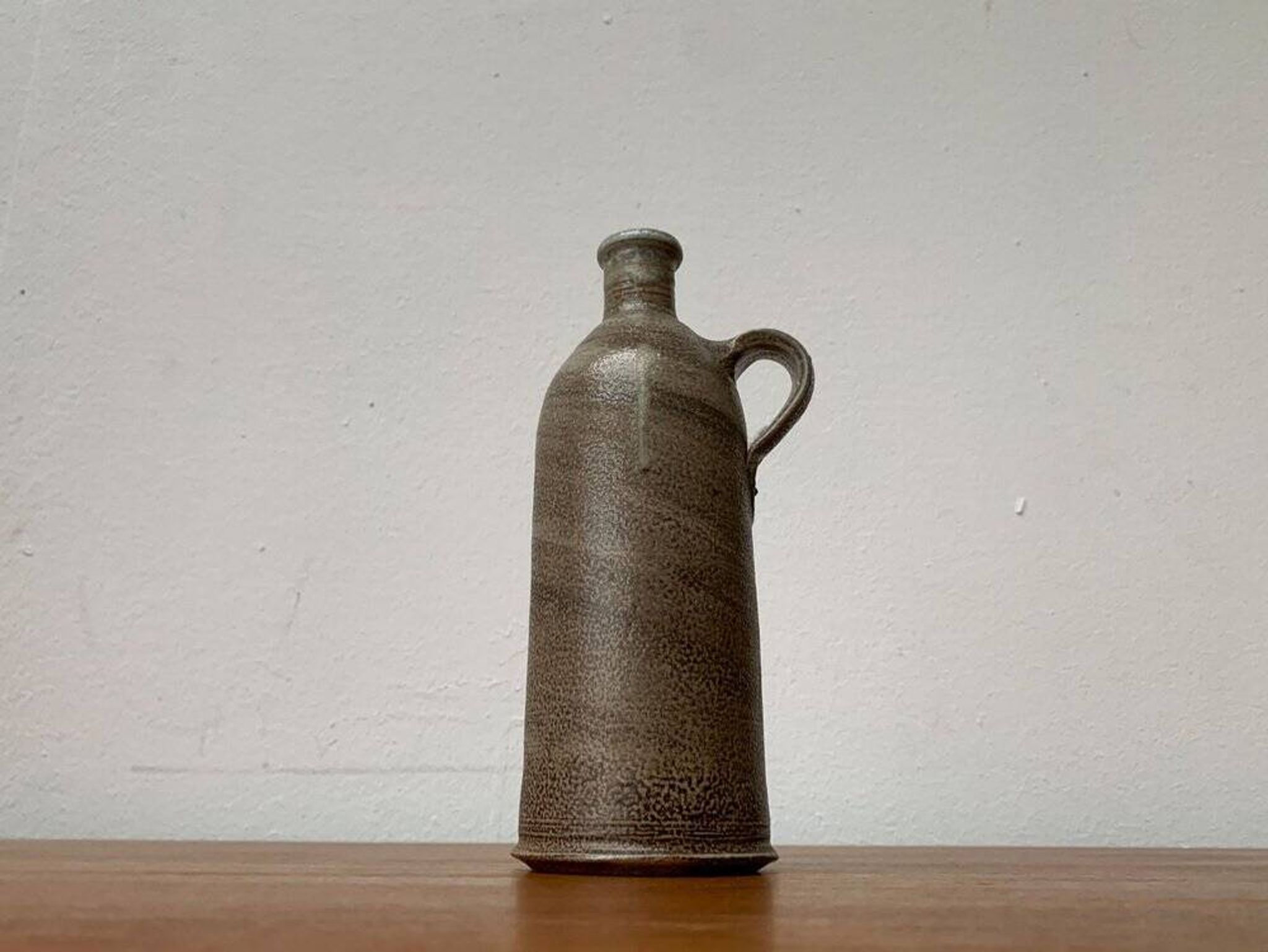 Mid-Century Minimalist Studio Pottery Carafe Vase, 1960s