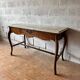 Console ancienne en noyer et marbre - 19ème