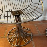 2 Tulip armchairs Gastone Rinaldi style