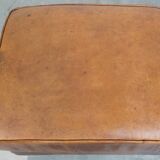 Pouf en cuir de mouton