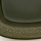 Five-Piece Black Earthenware Serving Set by Antonia Campi, Italy