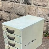 Vintage Metal Drawer Unit