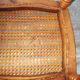 Tabouret bois tourné assise cannée