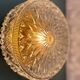 Vintage glass moulded globe wall/ceiling light.