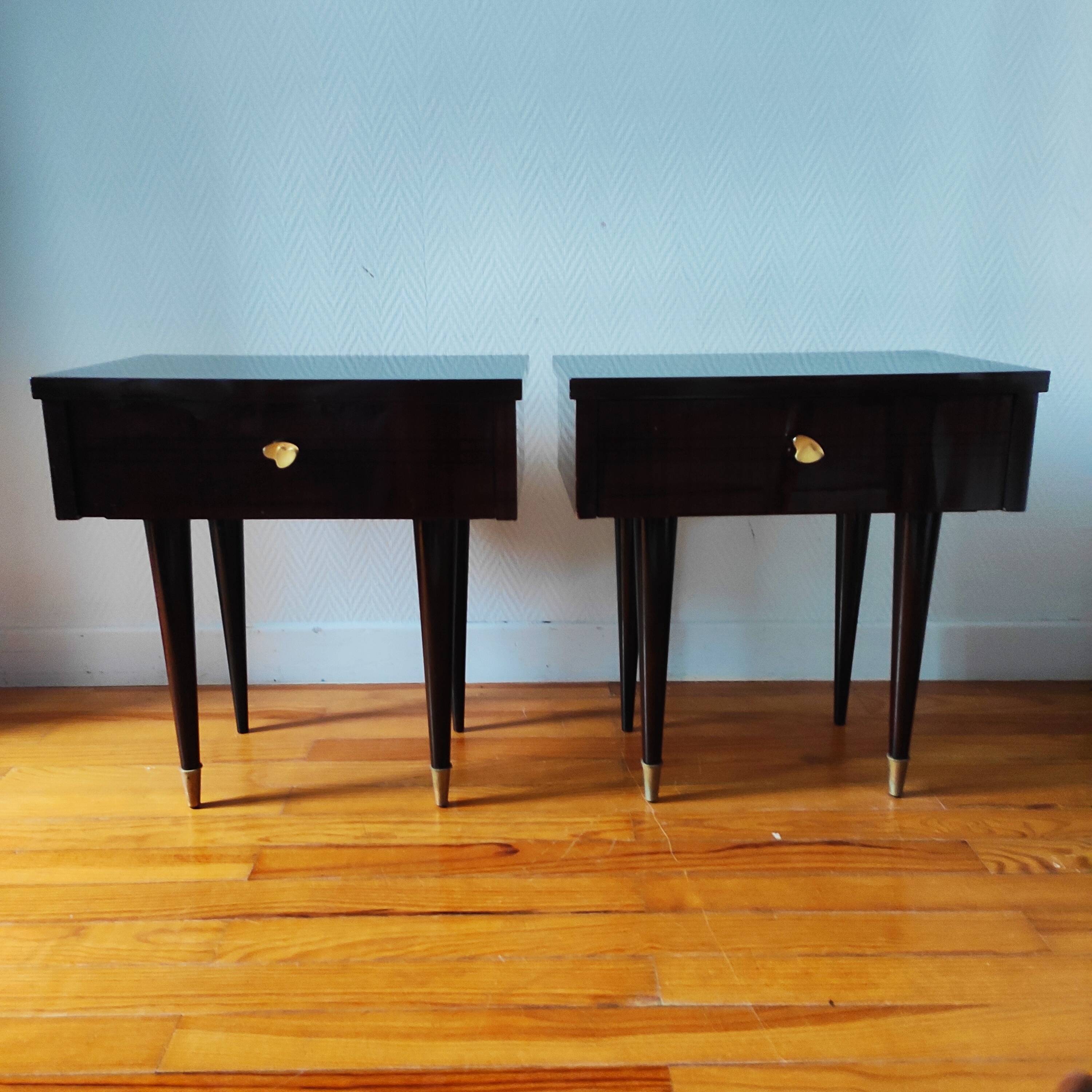 Pair of vintage bedside tables 1966