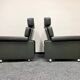 Design Mid-Century leatherette Armchairs by Arch. Spicka, around 1970s