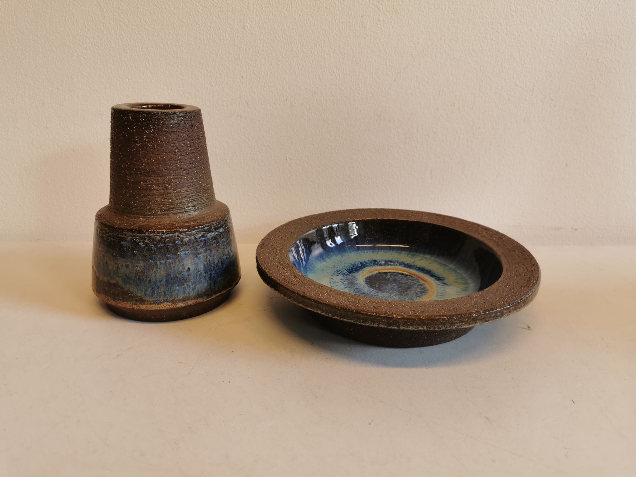 Ceramic from Danish Michael Andersen Bornholm (The well-known 3 herrings stamped on the bottom)