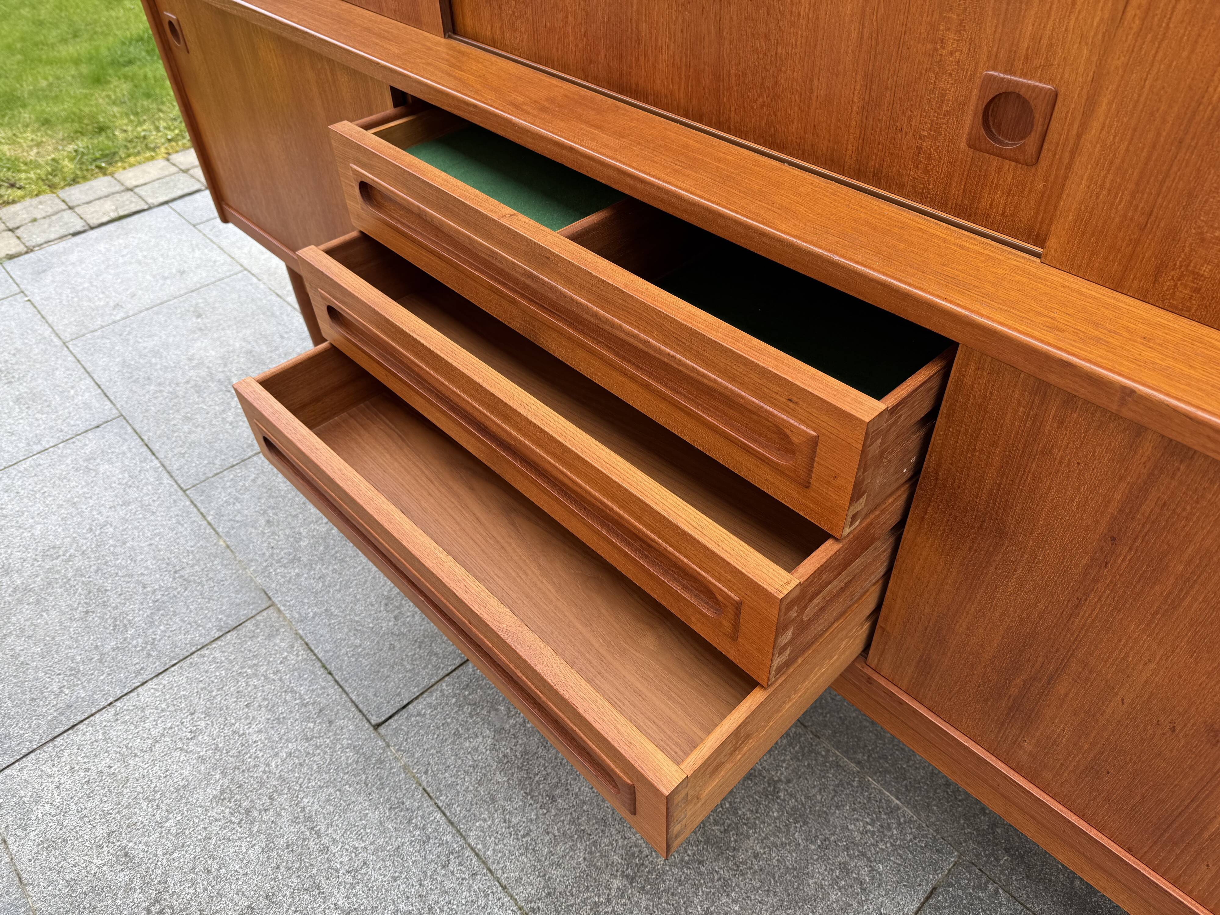 Scandinavian teak sideboard from the 1960s.
