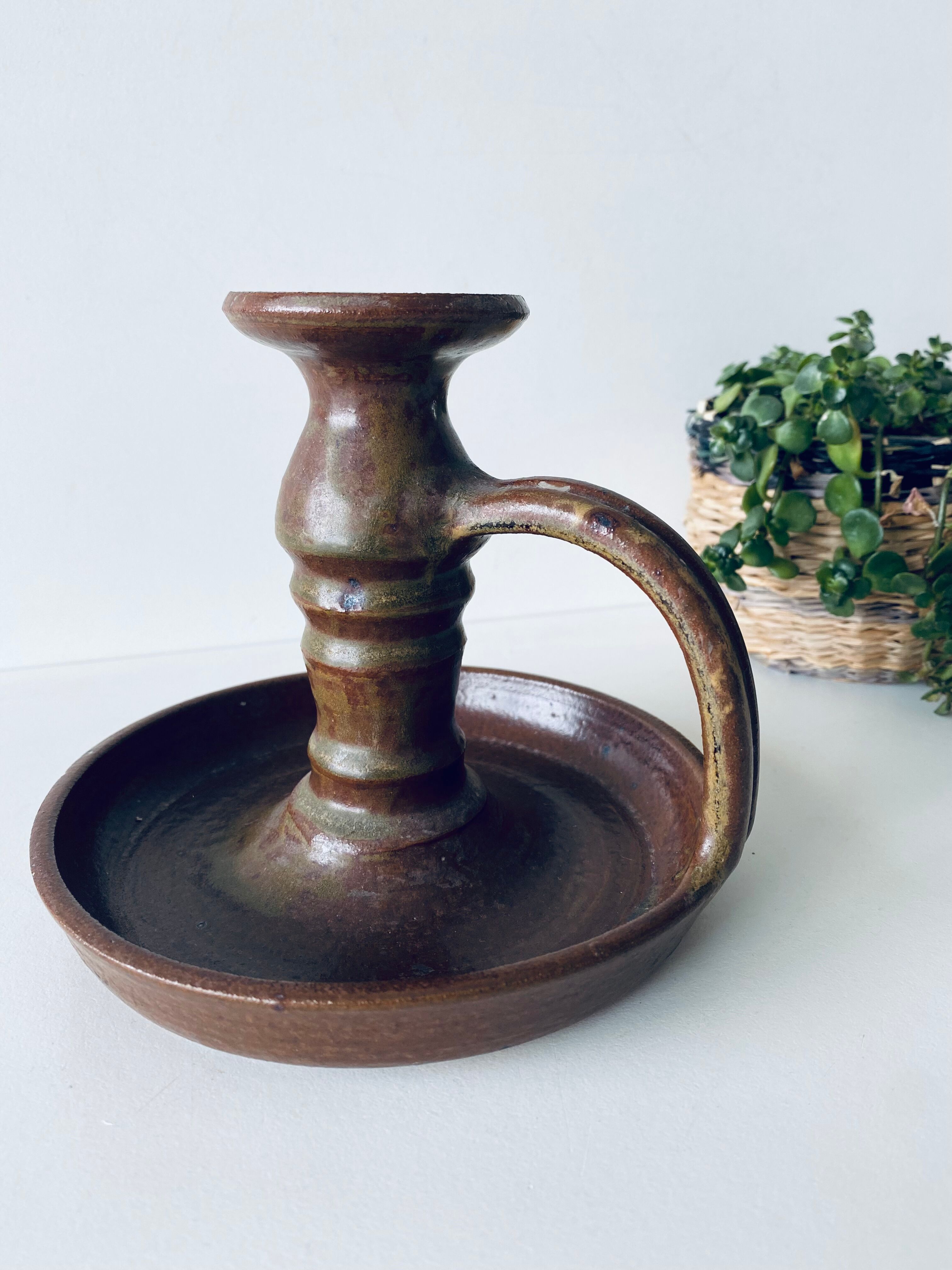 Sandstone abbey candle holder