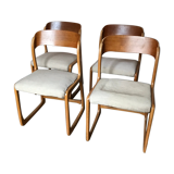 Lot of 4 Baumann chairs