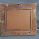 Mirror and old frame with keys gilded stucco wood 44,5x40 cm, leafing 28,5x23,5 cm