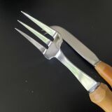 Bamboo handle cheese serving cutlery