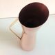 Vase diabolo en cuivre rouge vintage années  60-70