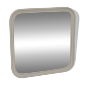 1960s Square Wall Mirror, Italy