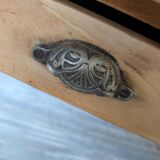 Renovated solid wood farmhouse table