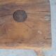 Solid wood tripod stool