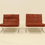 2 Easy Chairs Model BO 561 by Preben Fabricius & Jorgen Kastholm for BO-EX 1960s