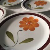 Vintage flower pattern tableware set