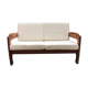 Scandinavian teak 2-seater sofa 60s