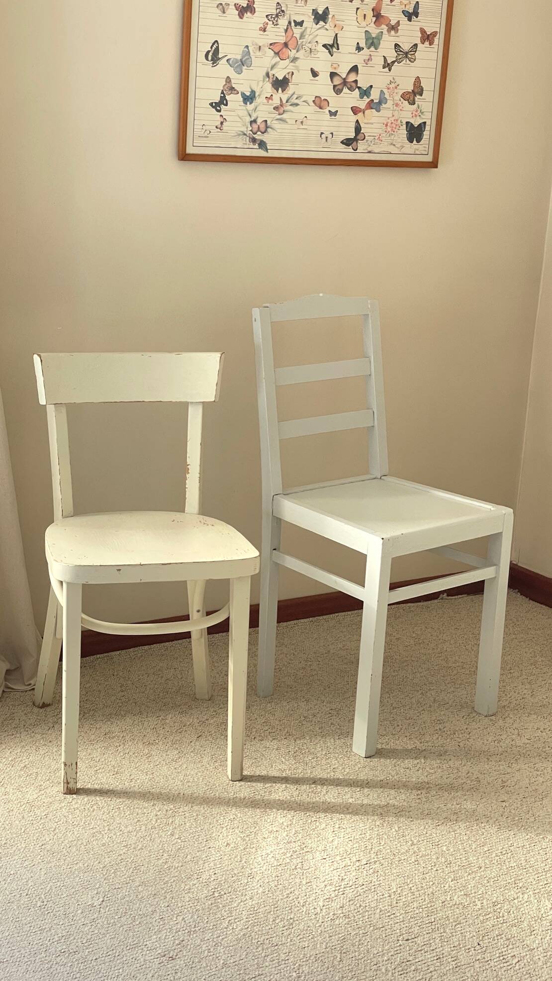 Paire de chaises bistrot vintage
