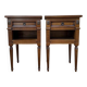 Paire de tables de chevets de style Louis XVI en merisier