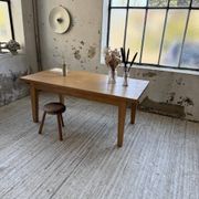 Table de ferme extensible en chêne massif