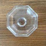 Bonbonnière transparente en verre
