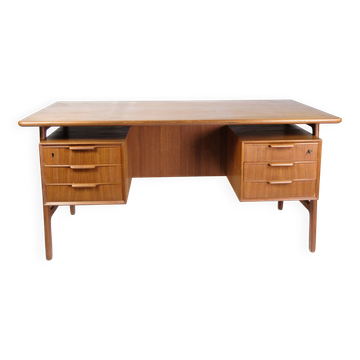Bureau Modèle 75 Fabriqué en Teck par Omann Junior Møbelfabrik des années 1960