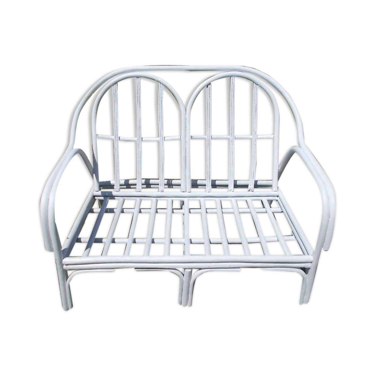 Rattan canapé