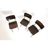 Eromes, trio of F6 chairs from the 60s.