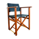 Chaise de directeur en bois et cuir