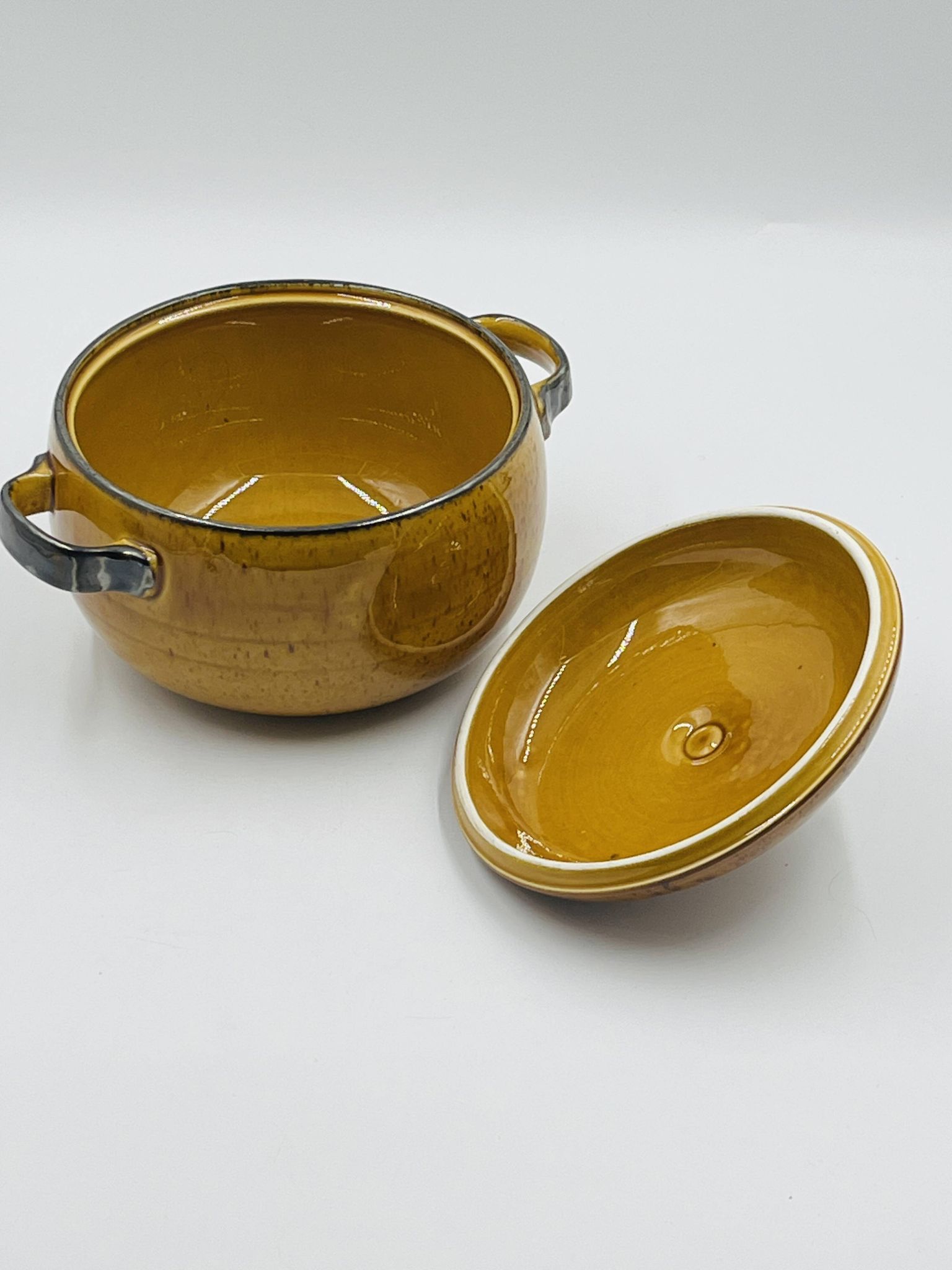 Boch La Louvière soup tureen, Palma decoration, vintage ceramic.