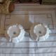 Antique white art nouveau porcelain cups