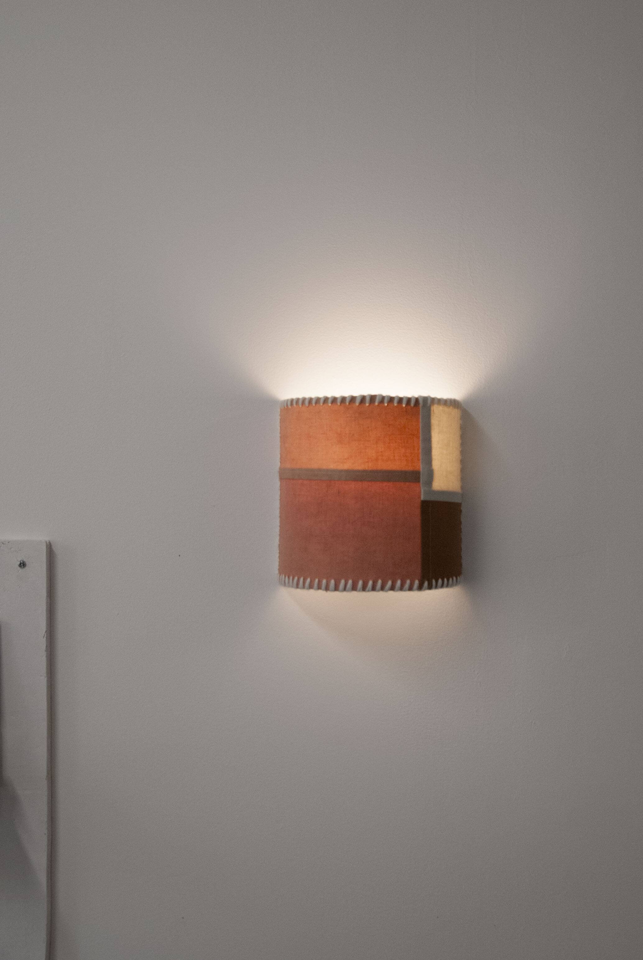 Large Rubia wall light - Shades of pinks and browns