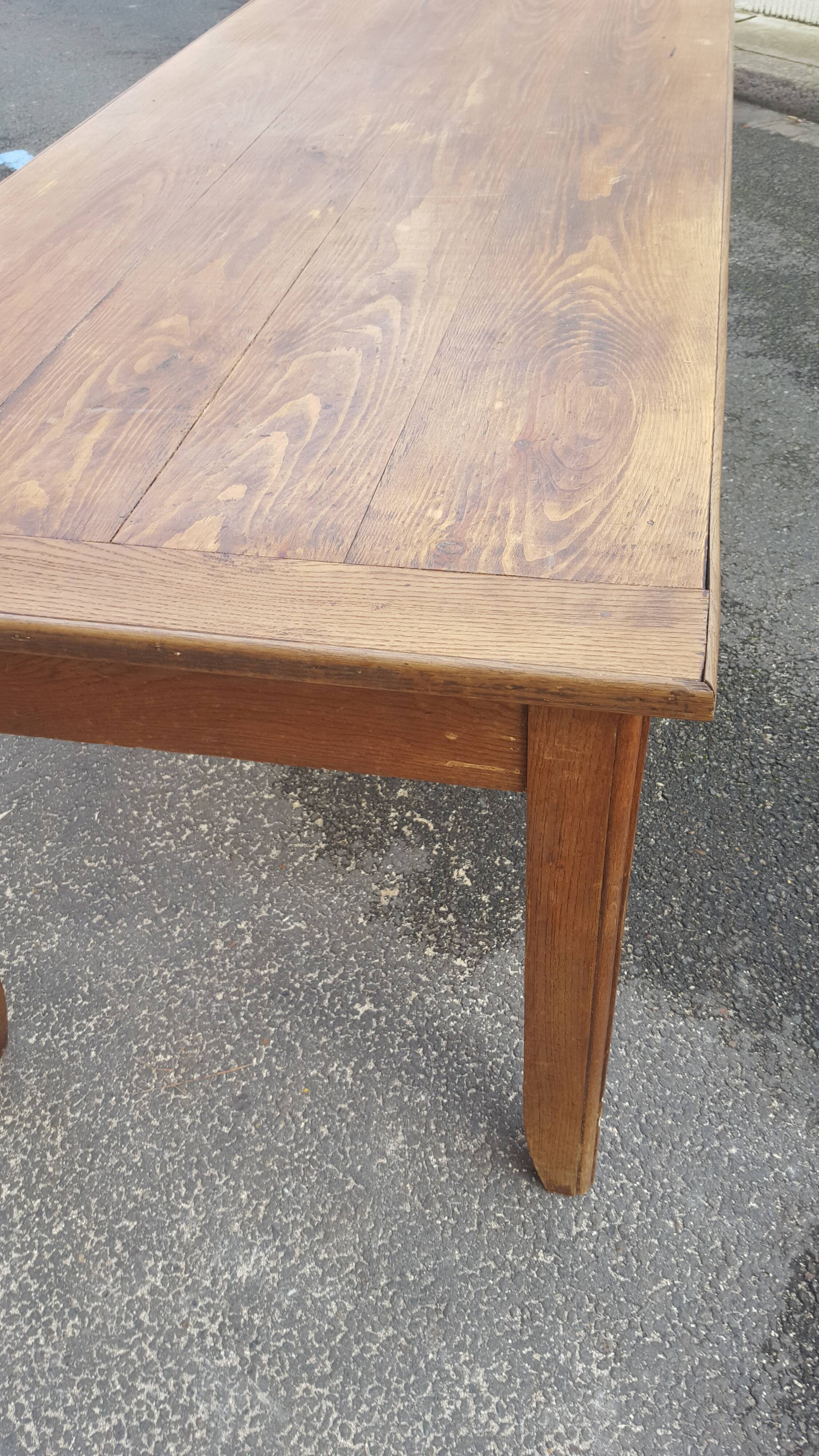 Farm table oak