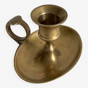 Solid brass cellar rat candle holder