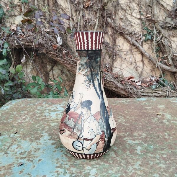 Vase basque grès Ciboure Le Corrone