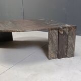 Vintage marble coffee table, 1980s