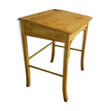 Vintage wood desk with ink