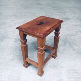 Set of Dutch Art Deco S Handle Stools, 1930s