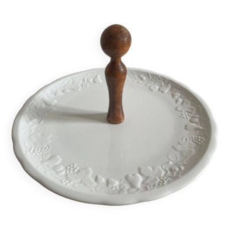 Philippe Deshoulières white porcelain cheese dish