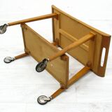 Chariot de bar et table en opale, Allemagne, années 1970.