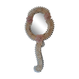 Venetian hand-held vanity mirror