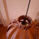 Scandinavian wooden slat suspension