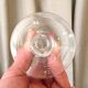 Suite of 4 crystal champagne glasses from the 1930s 1940s