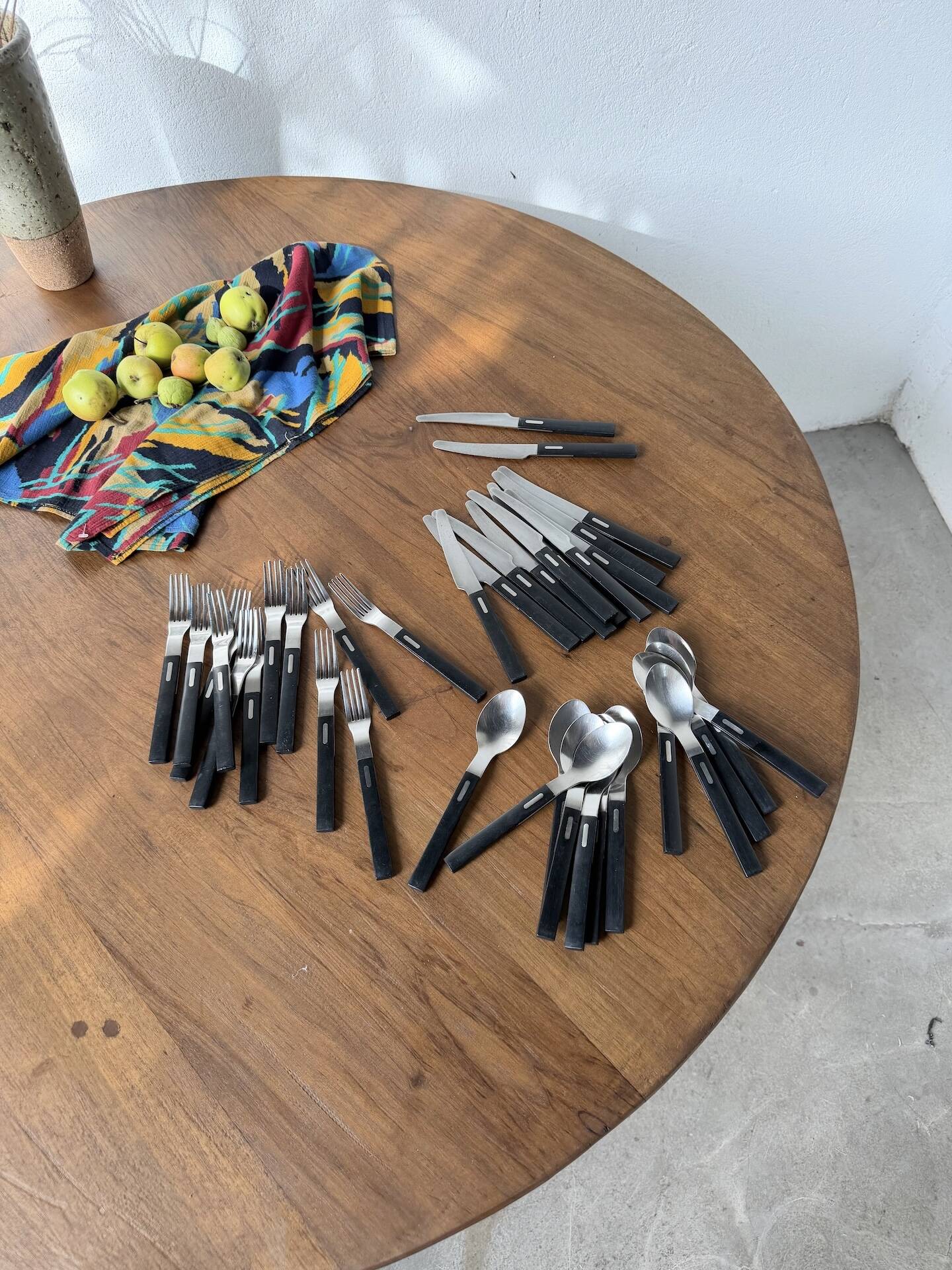 Lot of vintage Ikea cutlery by Olle Gyllang.